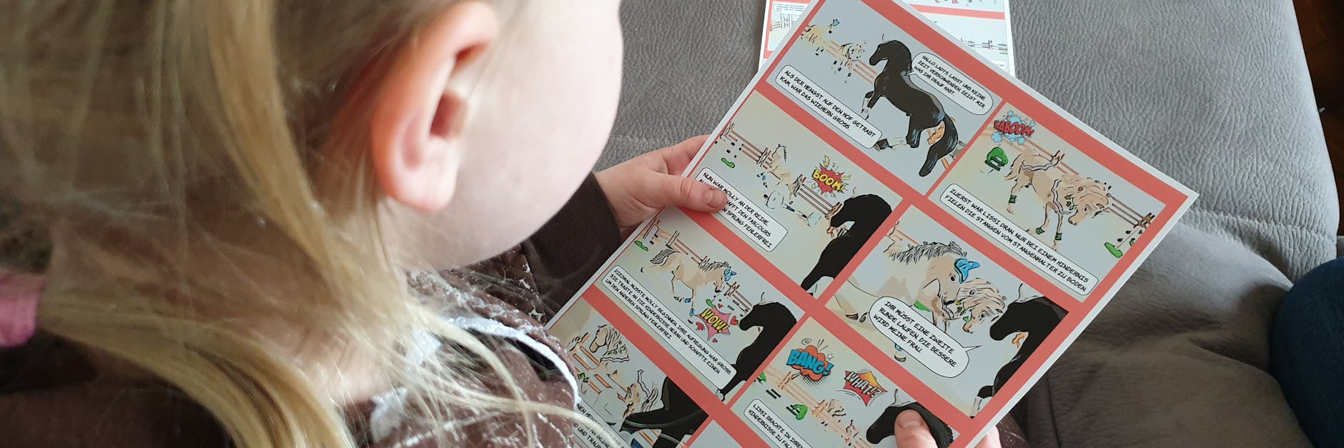 Einen Comic selber zu erstellen, ist nicht schwer und macht auch kleinen Kindern richtig Spaß.<br>