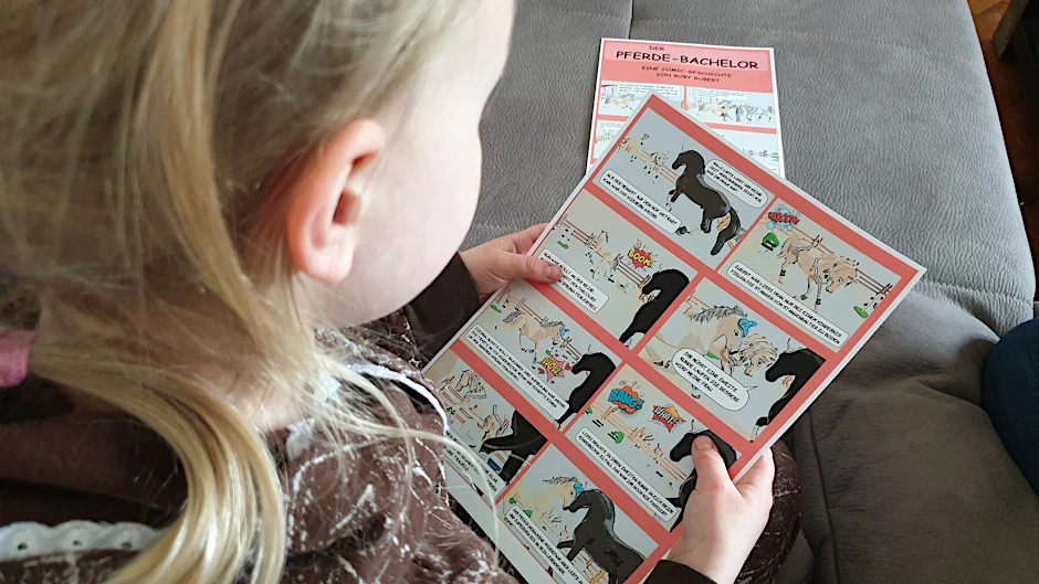 Einen Comic selber zu erstellen, ist nicht schwer und macht auch kleinen Kindern richtig Spaß.<br>