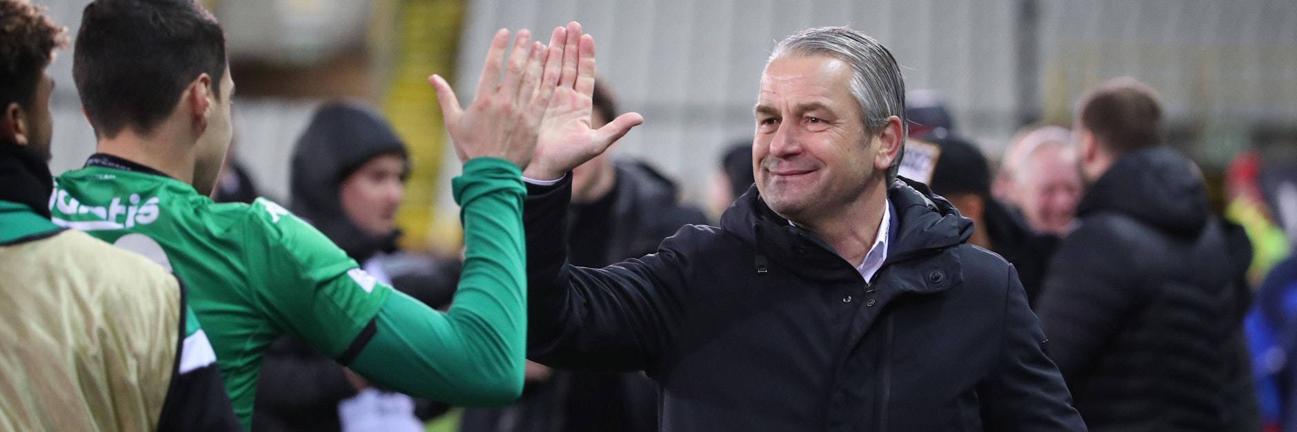 Bernd Storck kann sich in Brügge feiern lassen.