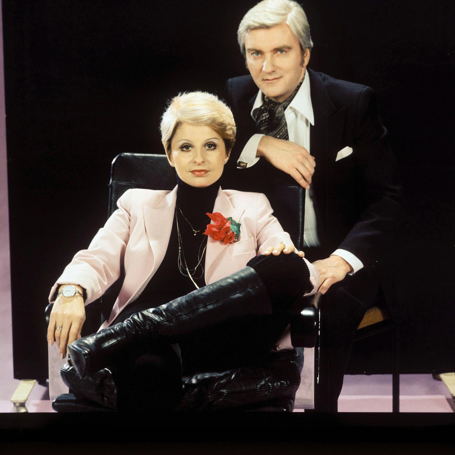 Nicht nur als Künstler-Duo traten sie auf. Peter Wieland und Dagmar Frederic waren non 1977 bis 1983 auch verheiratet. 