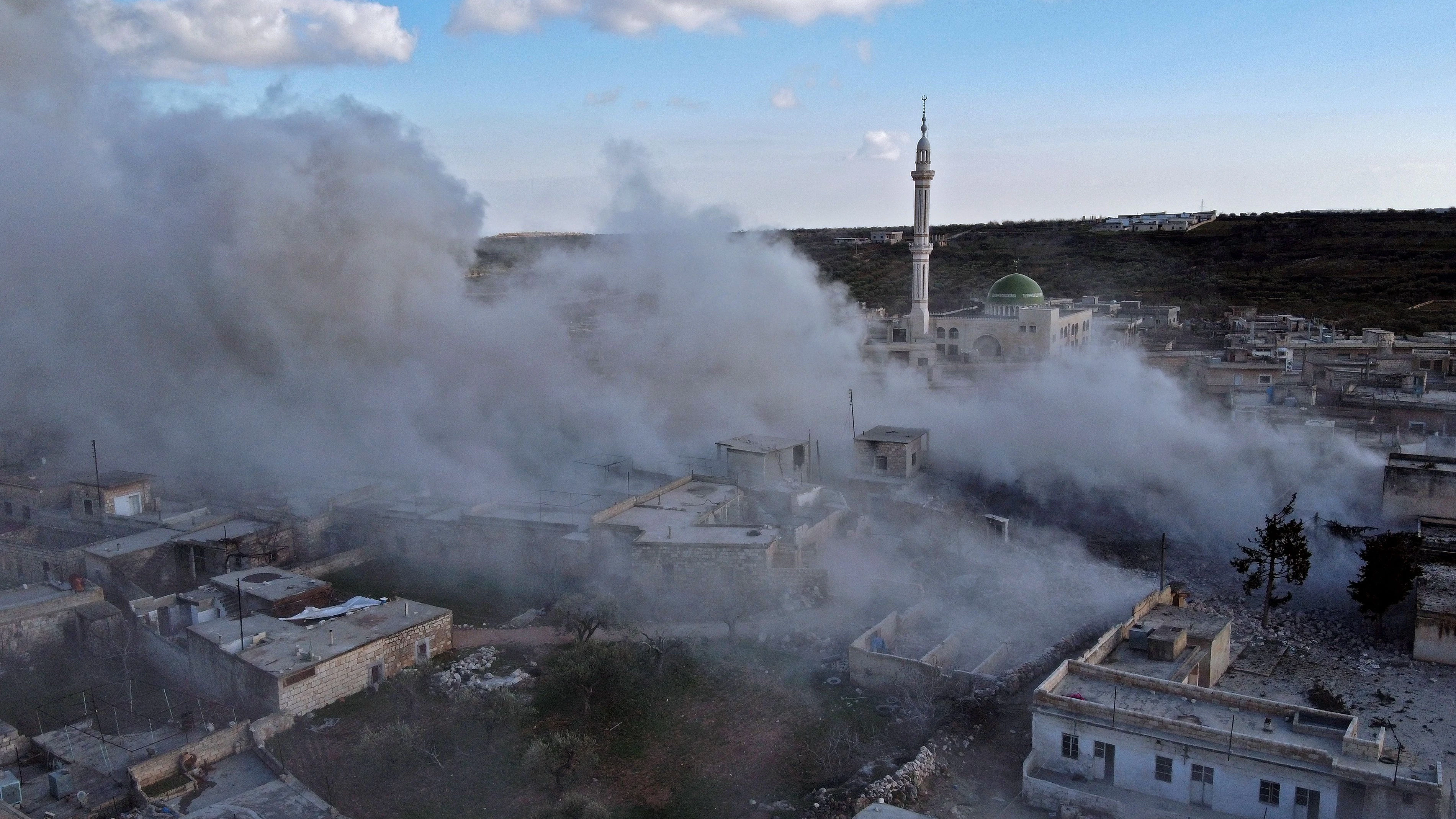 Im syrischen Idlib tobt der Krieg in Syrien weiter.