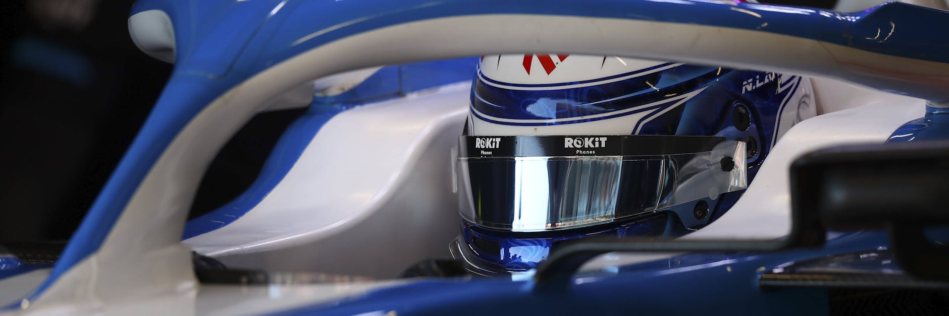 Nicholas Latifi (Williams) war einer von zwei aktiven Formel-1-Piloten.