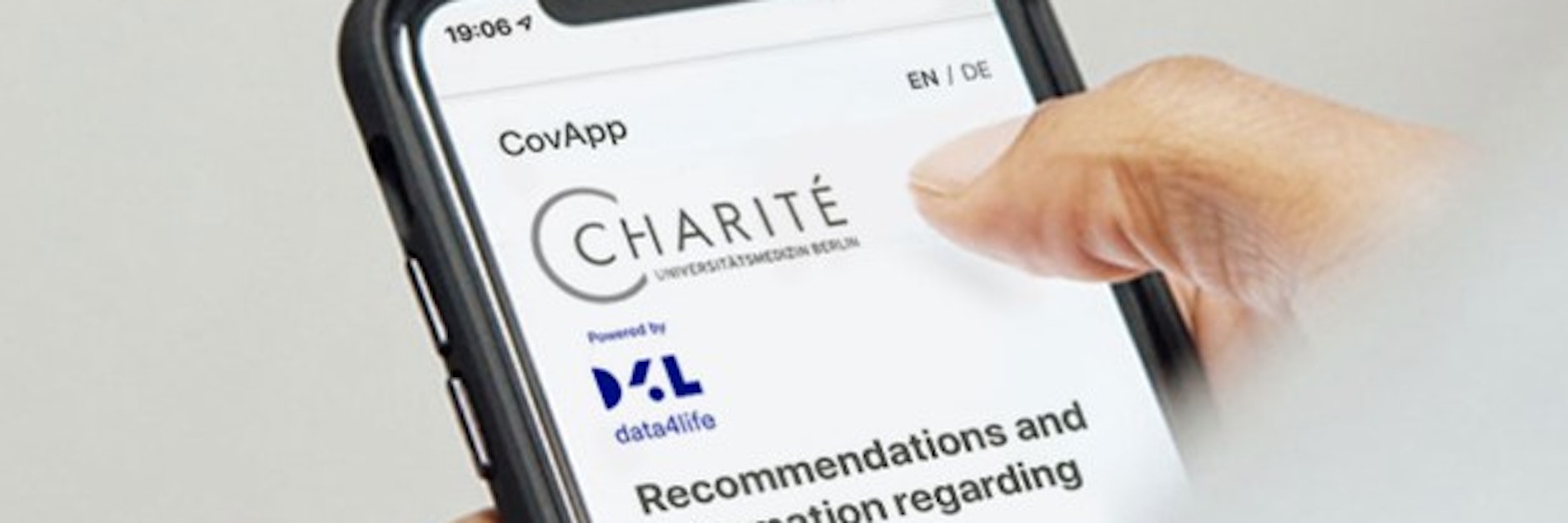 Die App soll den Berlinern eine Entscheidungshilfe bieten: Sollte man sich auf das Coronavirus testen lassen oder nicht?