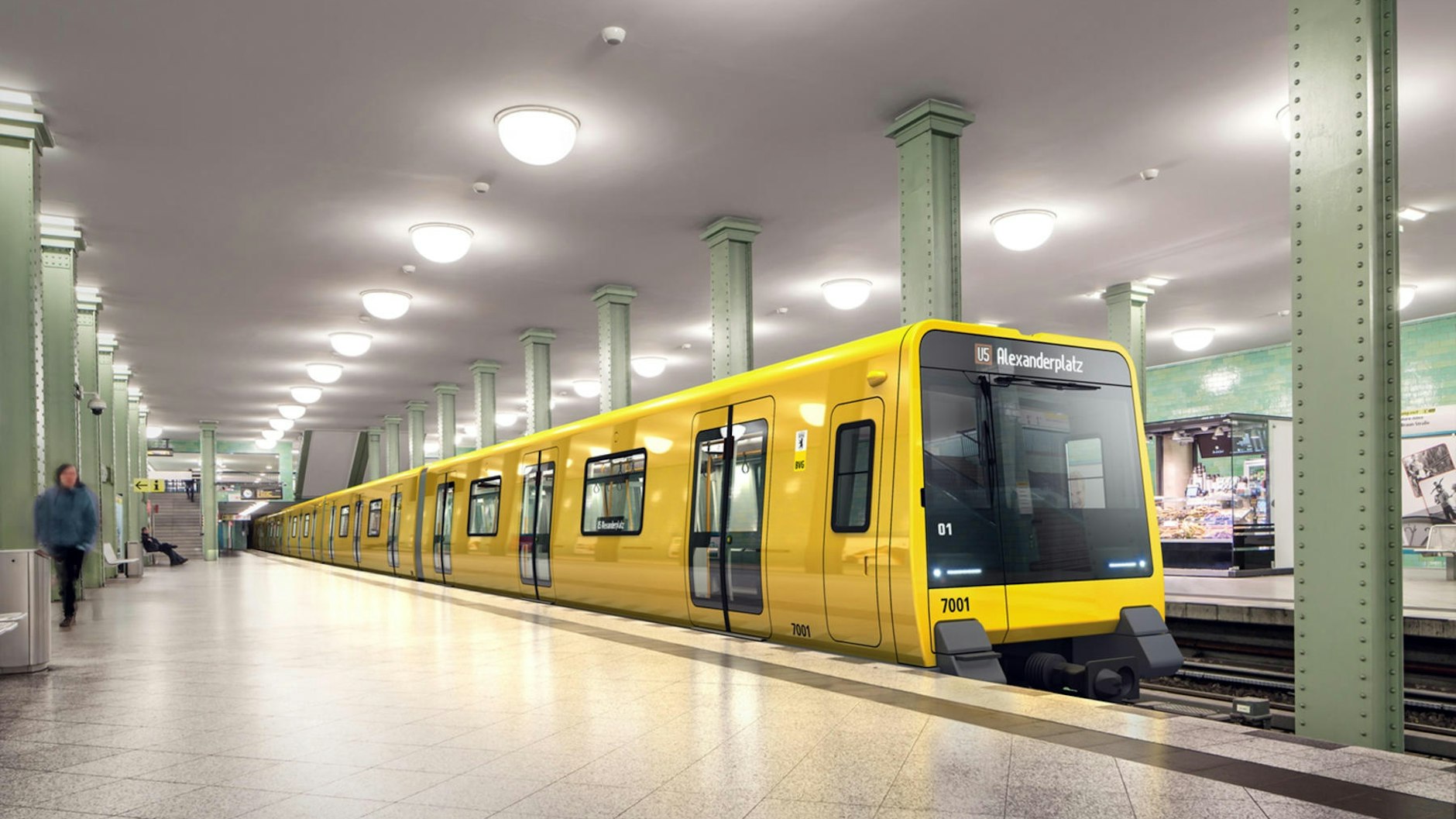 Eine leere U-Bahn, ein leerer Bahnsteig in Berlin: Wird es nach der Krise so leer bleiben?