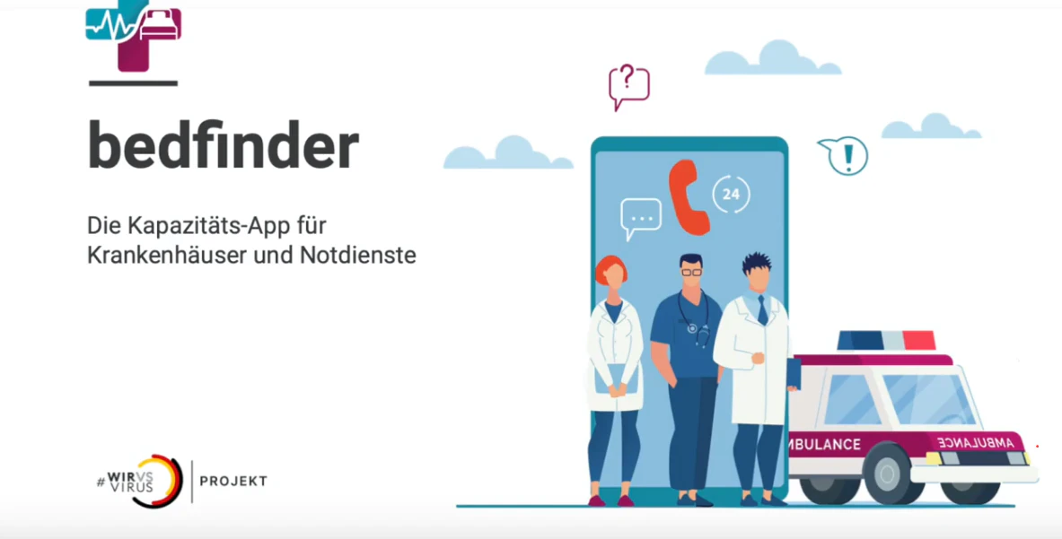 Die Idee: ein Patientenbett finden wie ein Hotelzimmer auf booking.com.