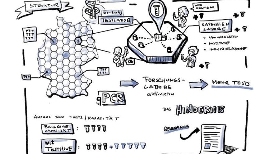 Durch strategische Entscheidungen die Zahl der Tests erhöhen, das ist der Plan von Labshare und Testhive.