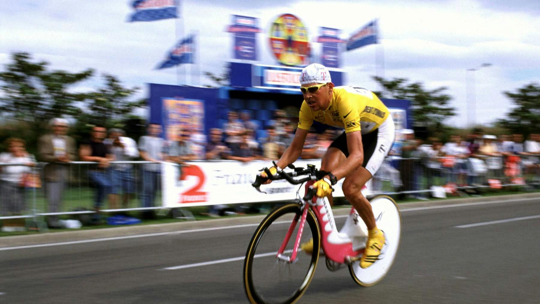 Jan Ullrich gewann 1997 das Gelbe Tour bei der Tour de France.