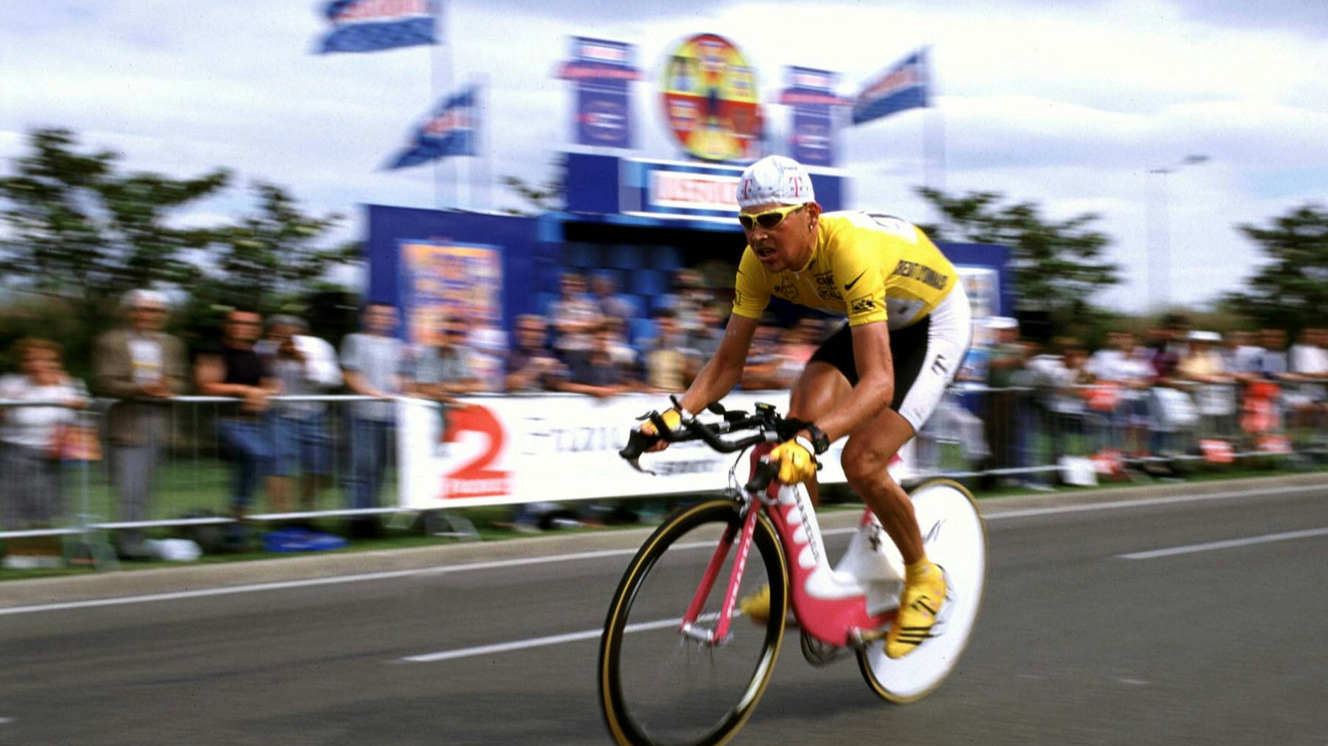 Jan Ullrich gewann 1997 das Gelbe Tour bei der Tour de France.