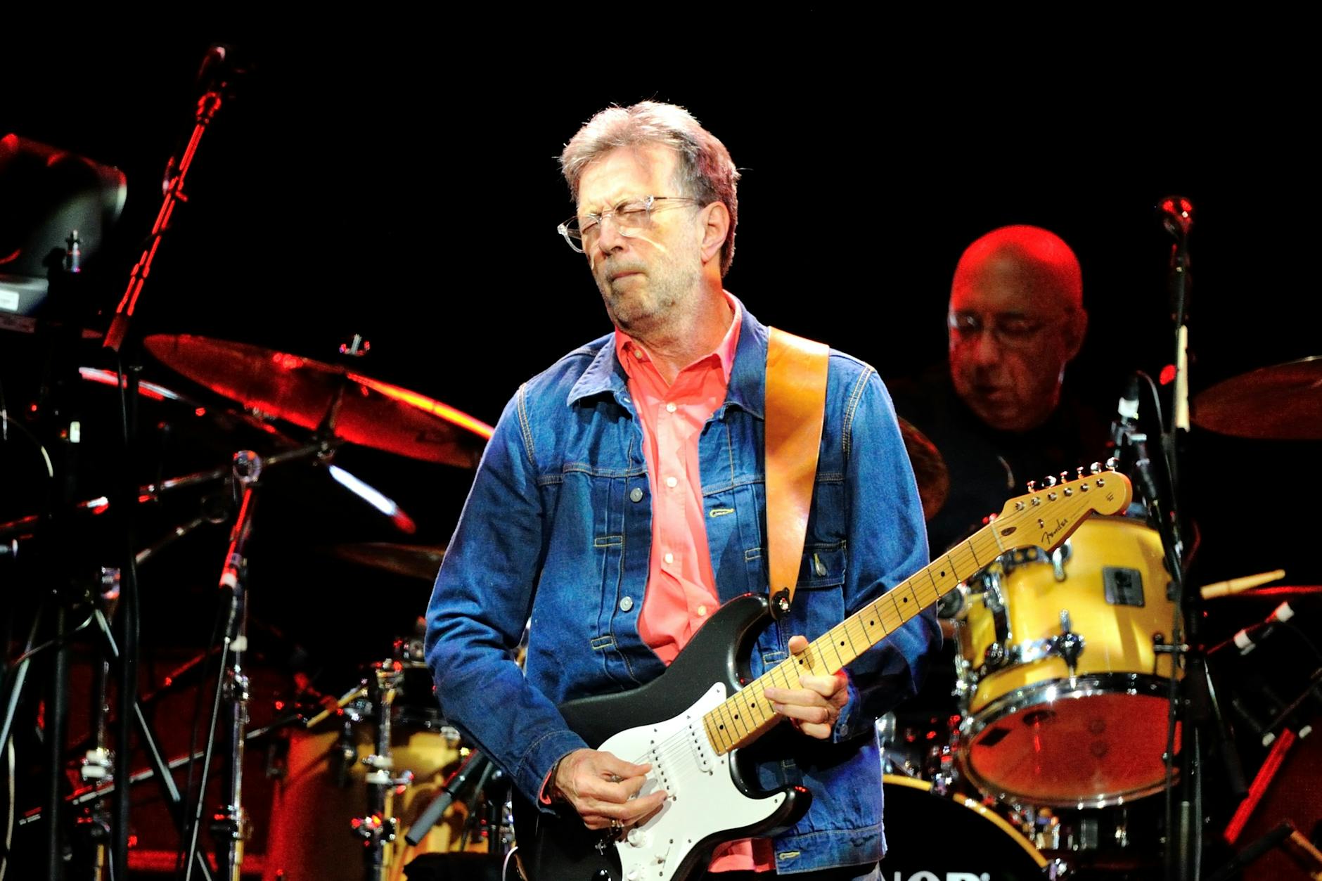 Eric Clapton in der SAP-Arena in Mannheim 2014.