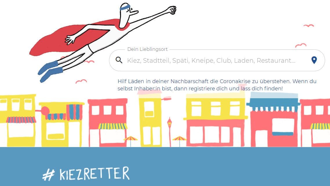 Nachbarn helfen ihren Lieblingsläden, das ist der Wunsch von Kiezritter. 