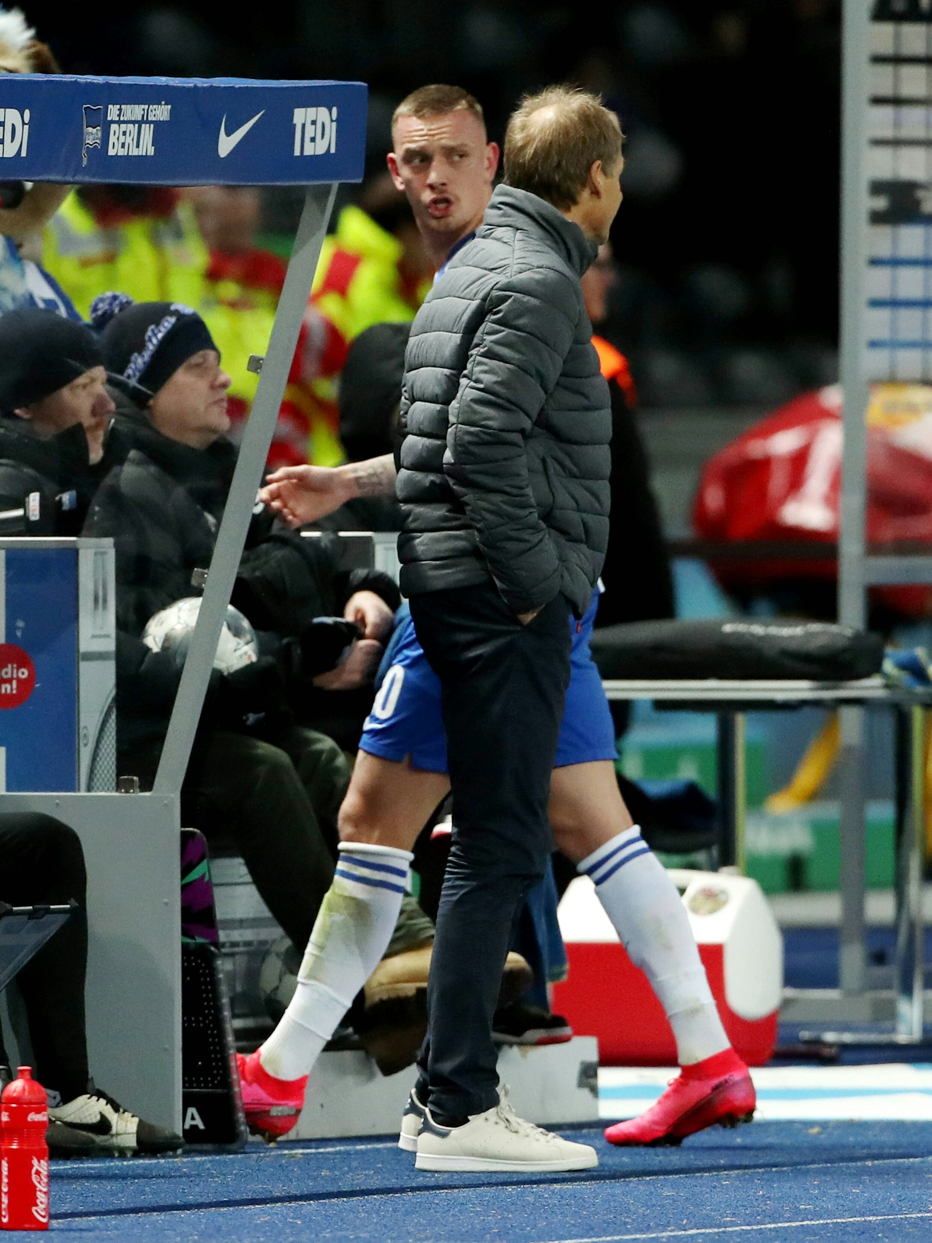 Marius Wolf (24) legt nicht viel Wert auf die Analyse von Ex-Trainer Jürgen Klinsmann (55).