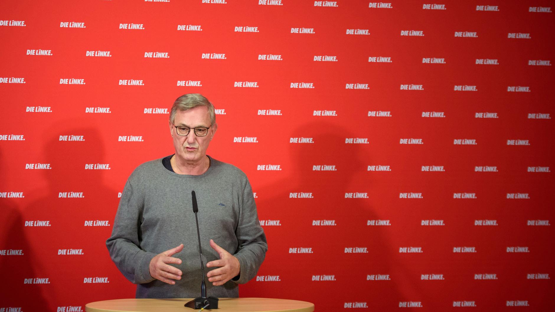 In Erklärungsnot: Bernd Riexinger, Parteichef der Linkendpa