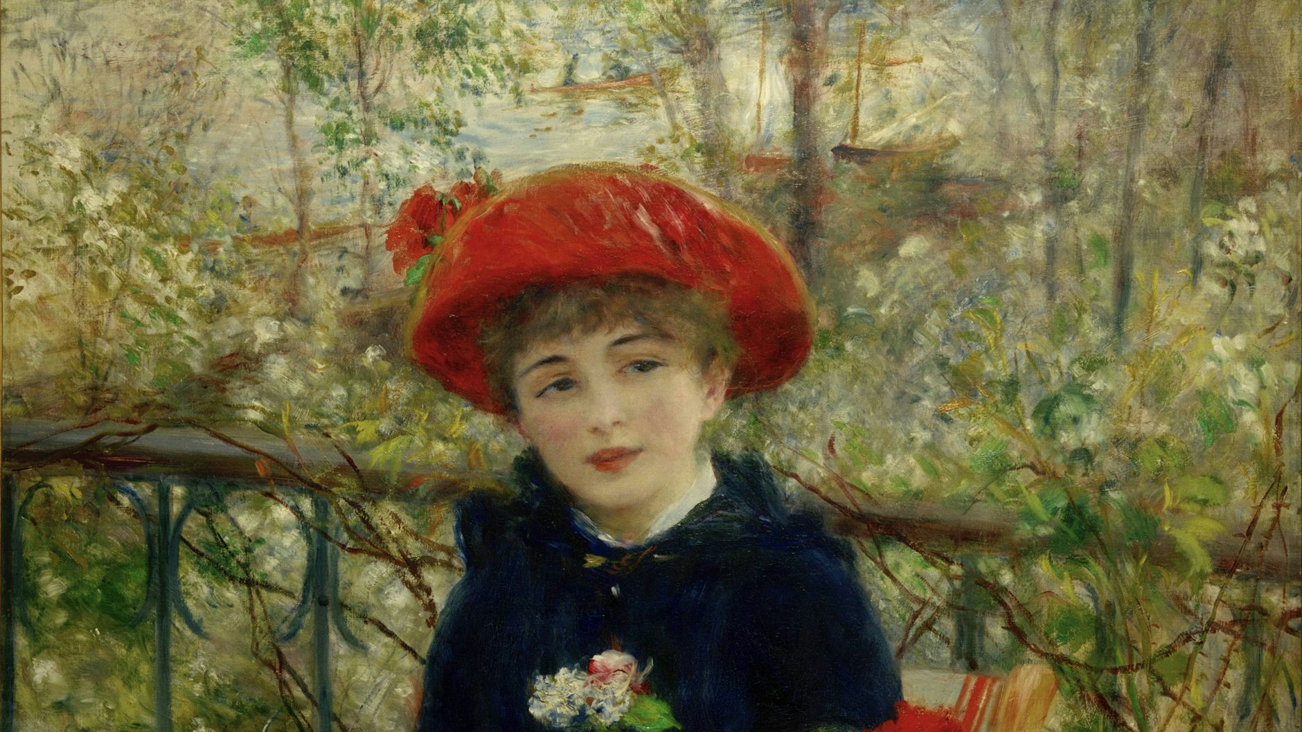 Eine von zwei Schwestern.