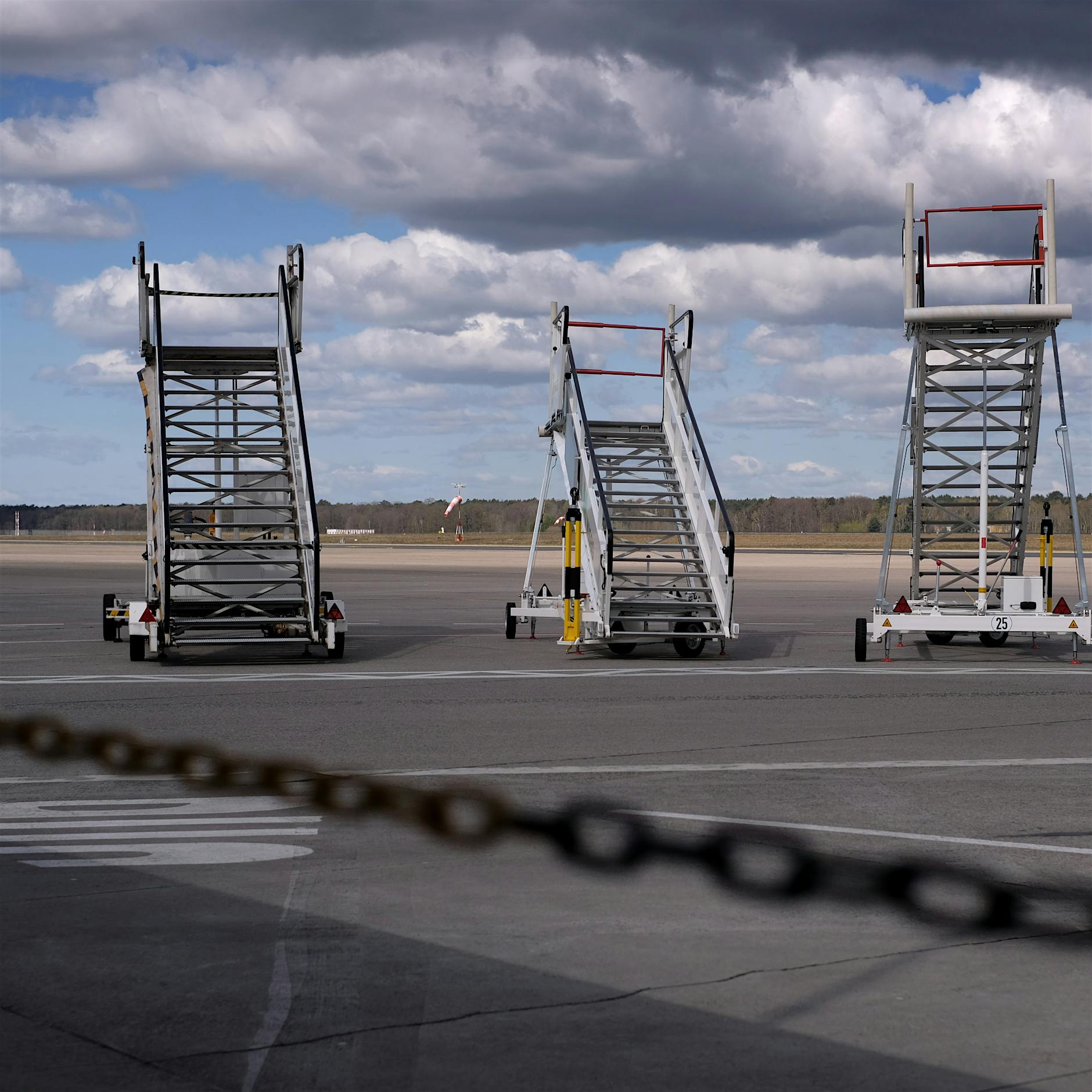 Auf dem Flughafen Tegel herrscht Endzeitstimmung