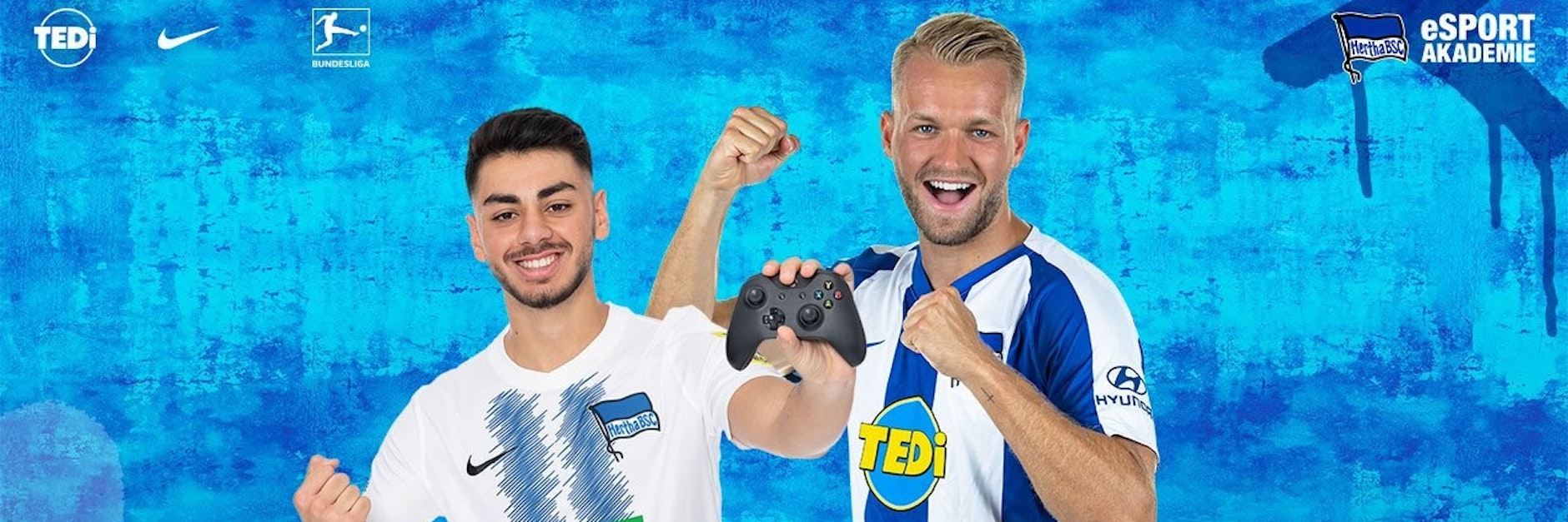 Herthas Daddel-Sieger: Eren Poyraz (l.) und Pascal Köpke.