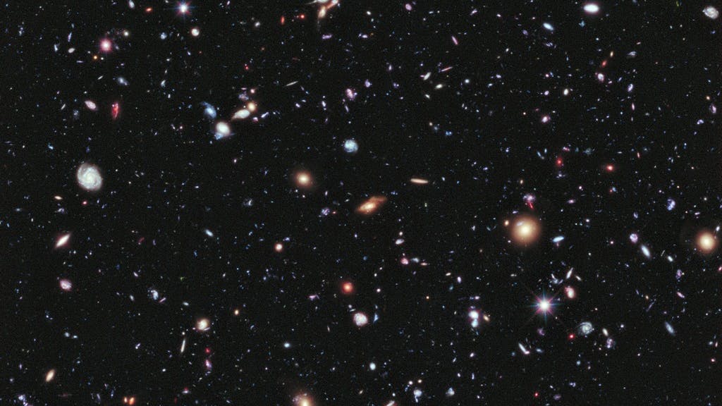 Das sogenannte Hubble Extreme Deep Field bietet den bisher tiefsten Einblick ins Universum. 