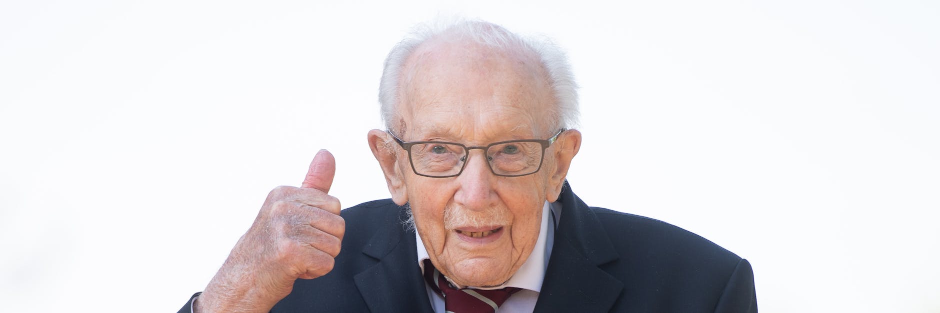 Der neue Held der Briten: Captain Tom Moore wird am 30. April 100 Jahre alt.