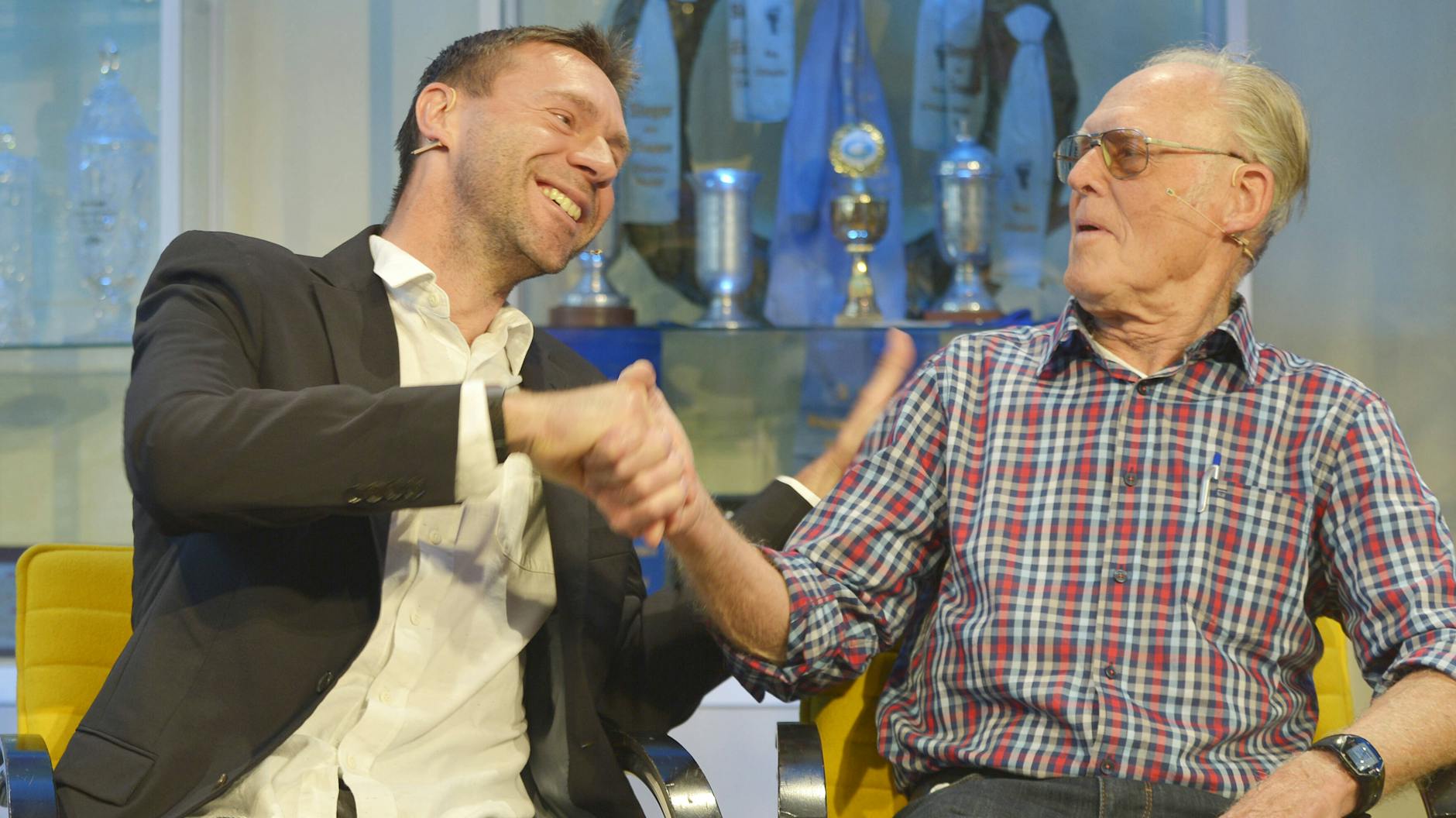 Im Vergleich zu Täve ist Berlins Jens Voigt (l.) mit seinen 17 Tour-Starts nur eine kleine Legende.