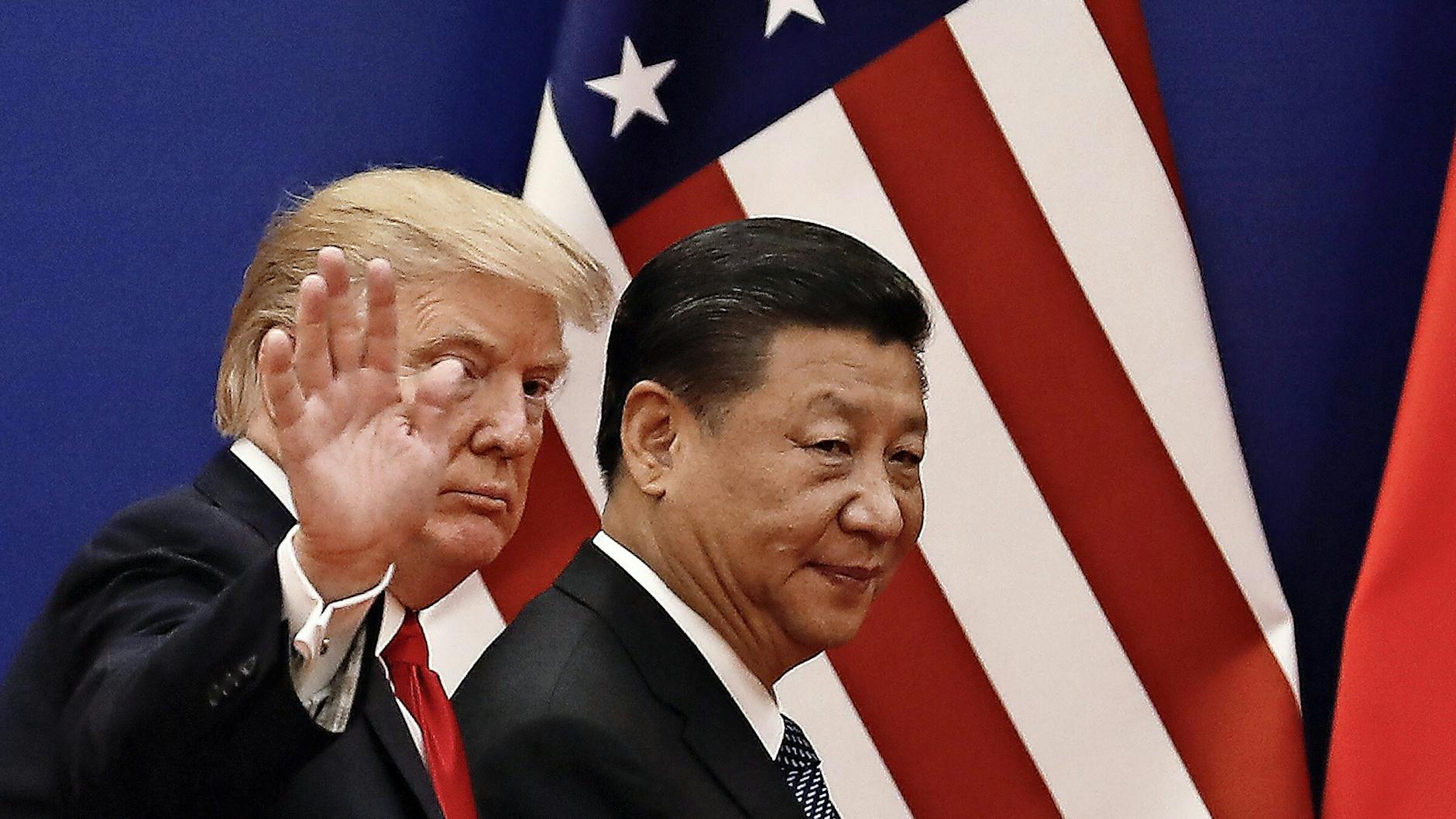 Donald Trump und Xi Jinping.