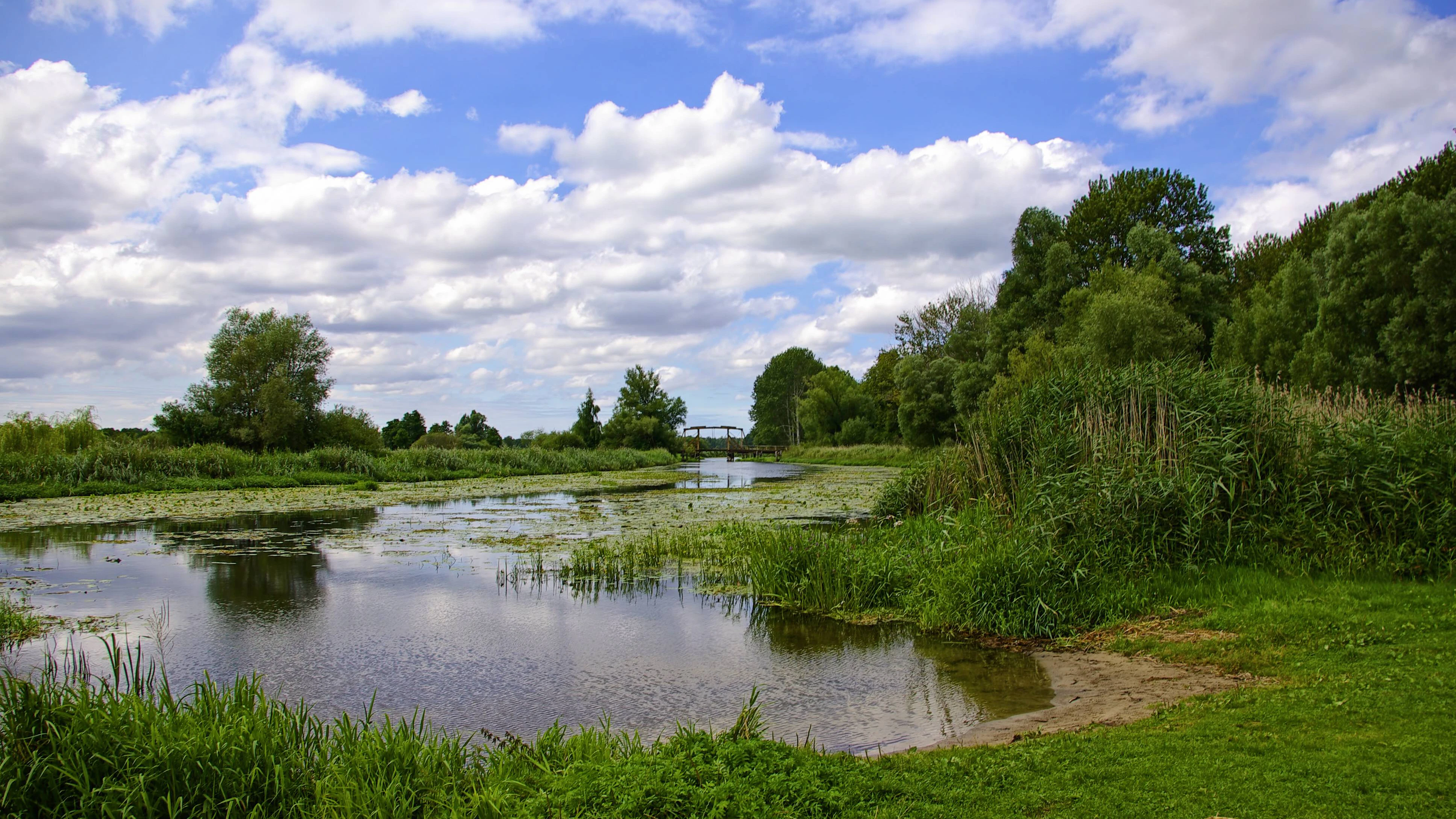 Mecklenburgische Fluss Landschaft