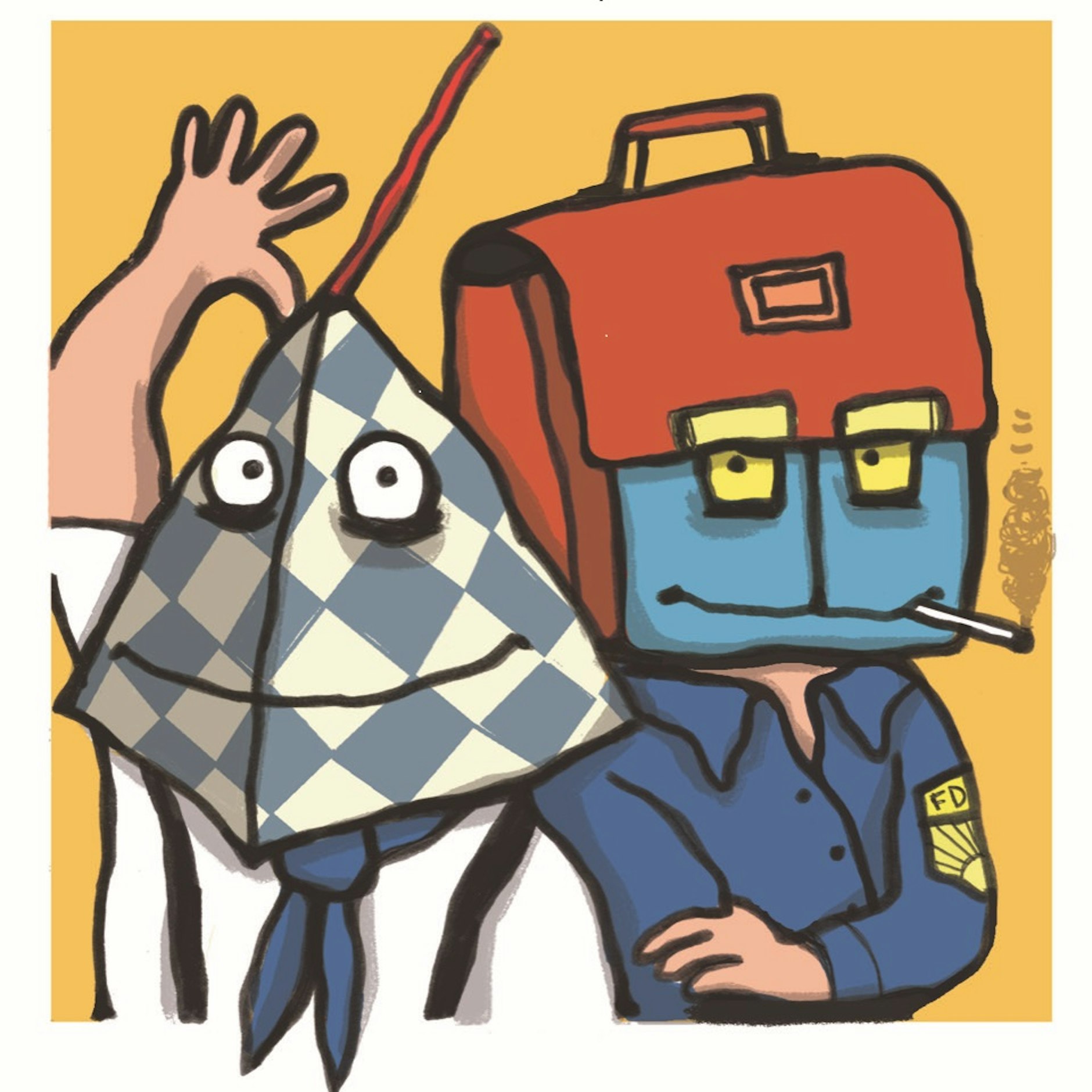 Milchtüte und Ranzen