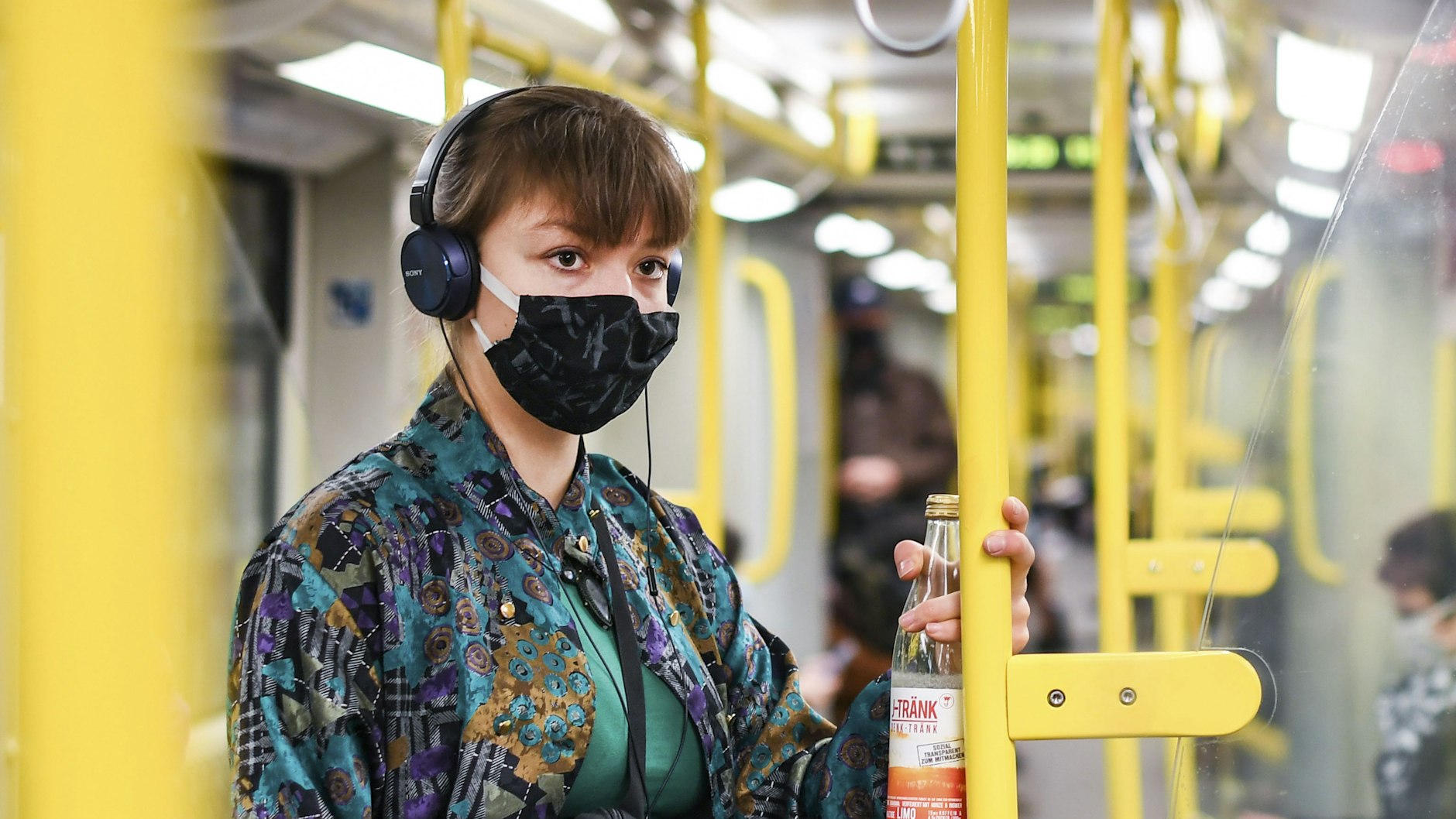Nicht ohne meine Maske: In Berlin hält sich der Großteil der Fahrgäste an die Pflicht.