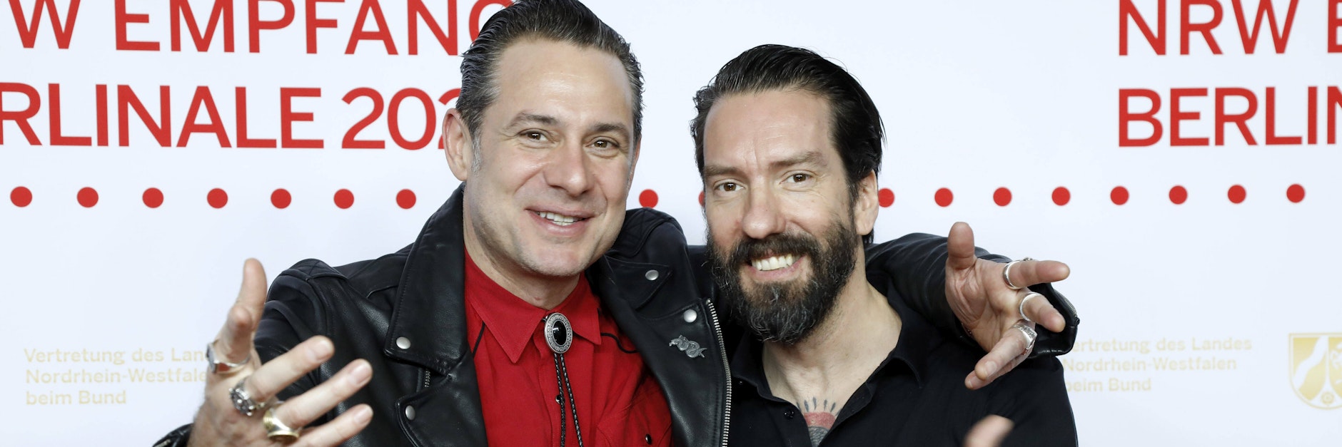 Die „The BossHoss“-Rocker Sascha Vollmer und Alec Völkel 