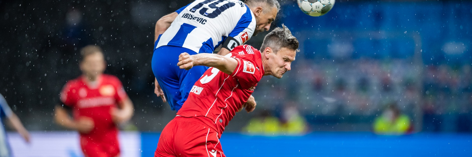 Michael Parensen hatte gegen Hertha BSC Probleme.