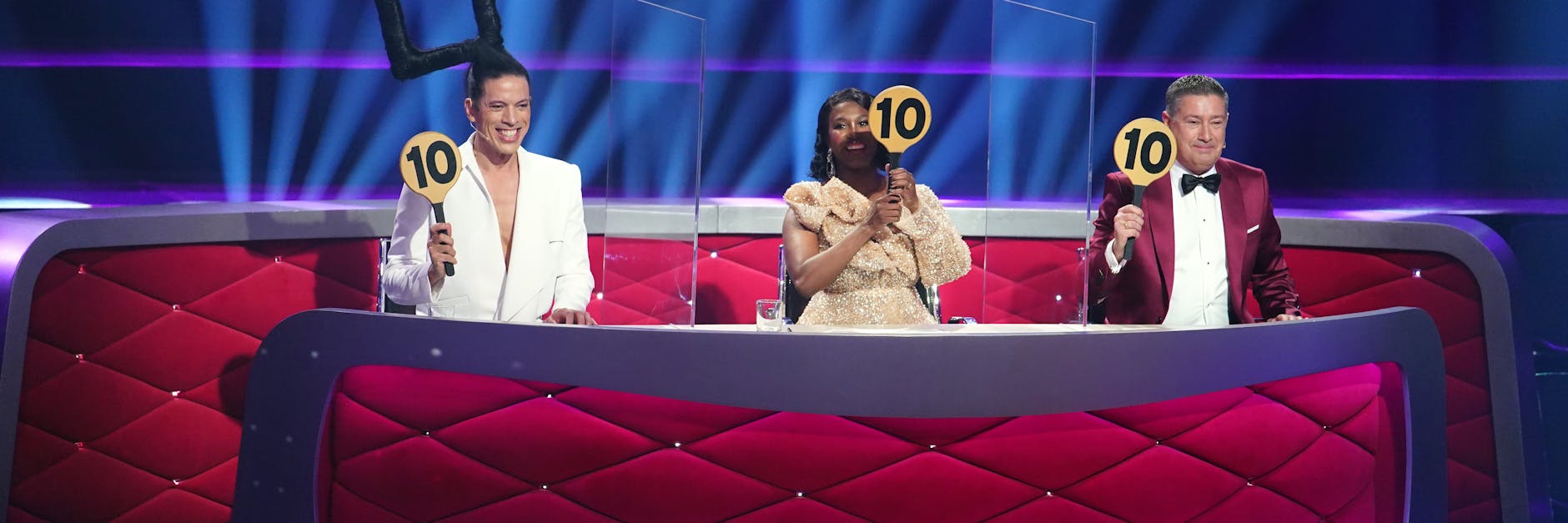 Die Juroren Jorge Gonzalez (l-r), Motsi Mabuse und Joachim Llambi.