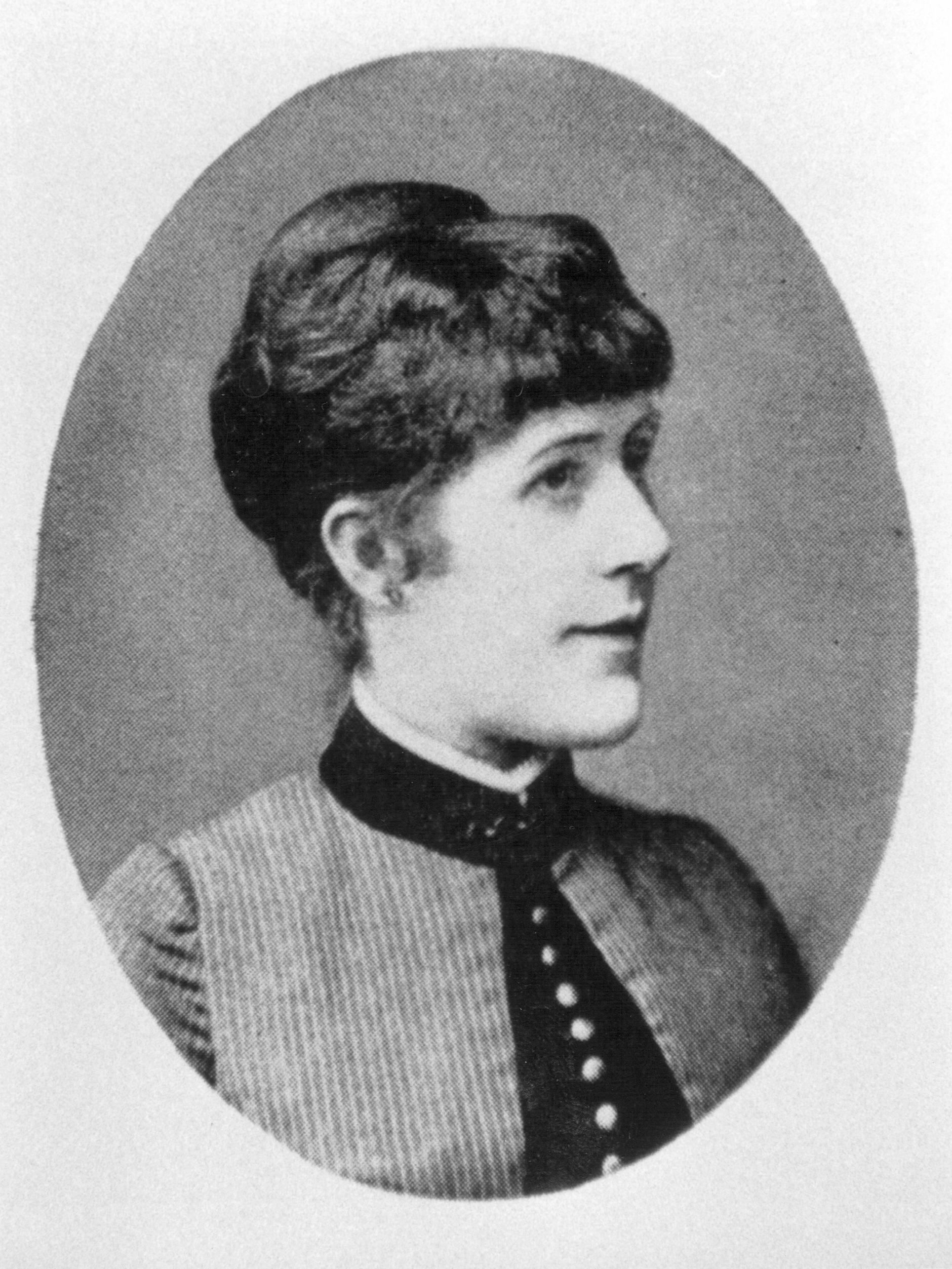 Julia Mann um 1880.