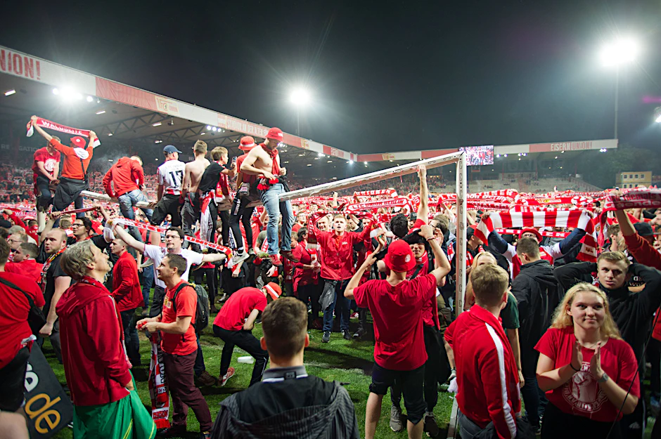 Die Eisernen feierten vor genau einem Jahr ihren Aufstieg in die Bundesliga.