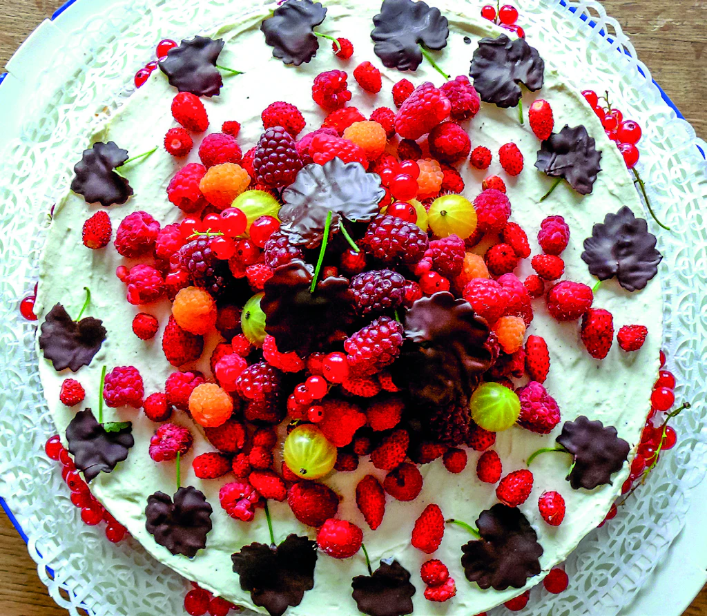 Frischkäse-Torte mit Gundermann