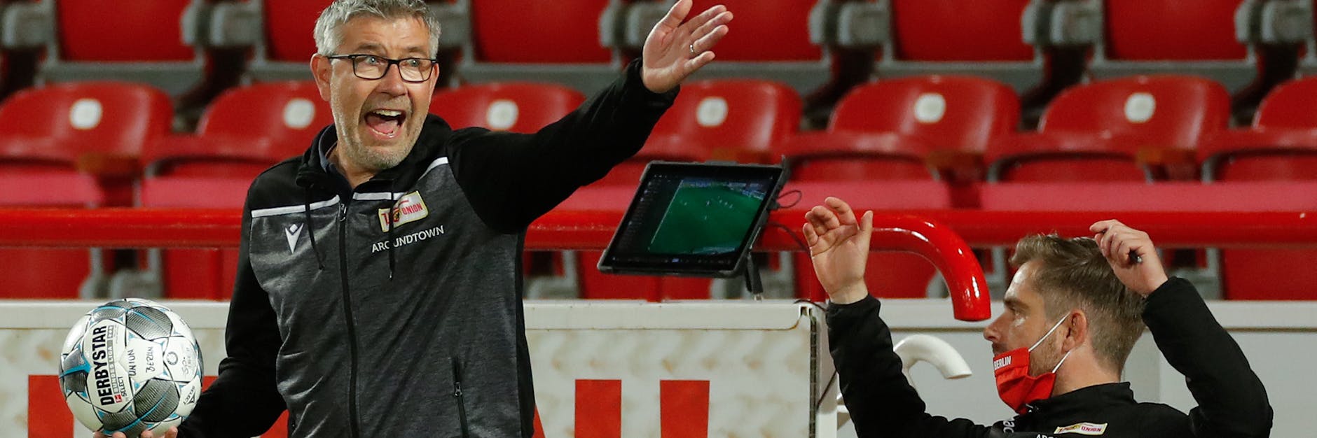 Zwischendurch sehr erregt: Union-Trainer Urs Fischer.