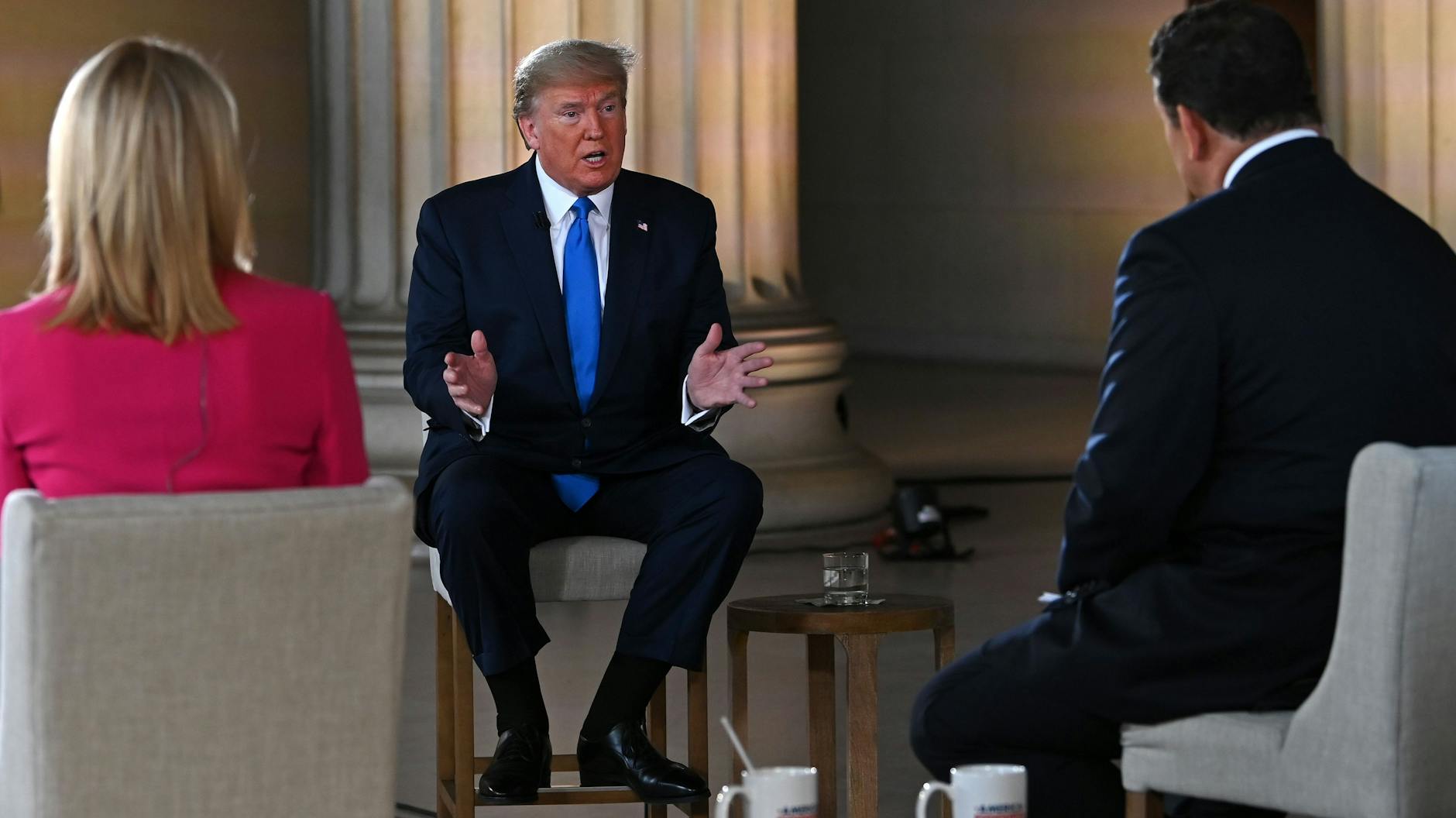 US-Präsident Donald Trump im Interview.