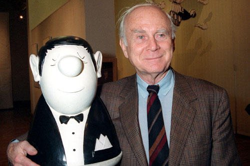 Die Entwicklung von Comic-Figuren (wie den berühmten "Knollennasenmann") gehört ebenfalls zum Repertoire des Humoristen.