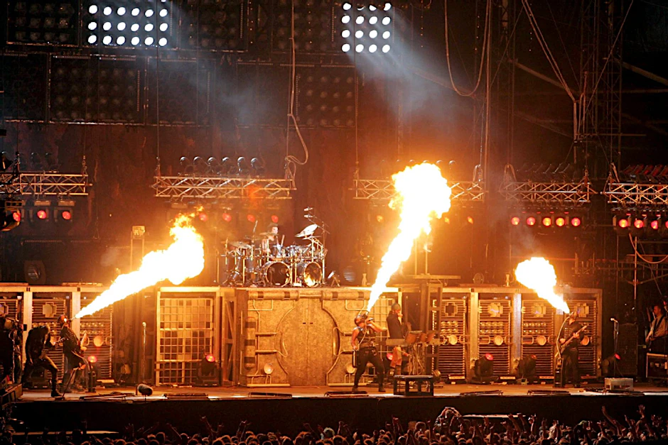 Viel Feuer bei Rammstein (Archivbild).