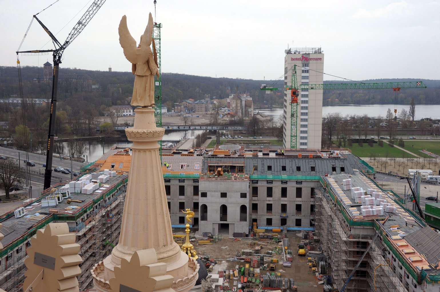Das Stadtschloss soll 2013 fertig werden.