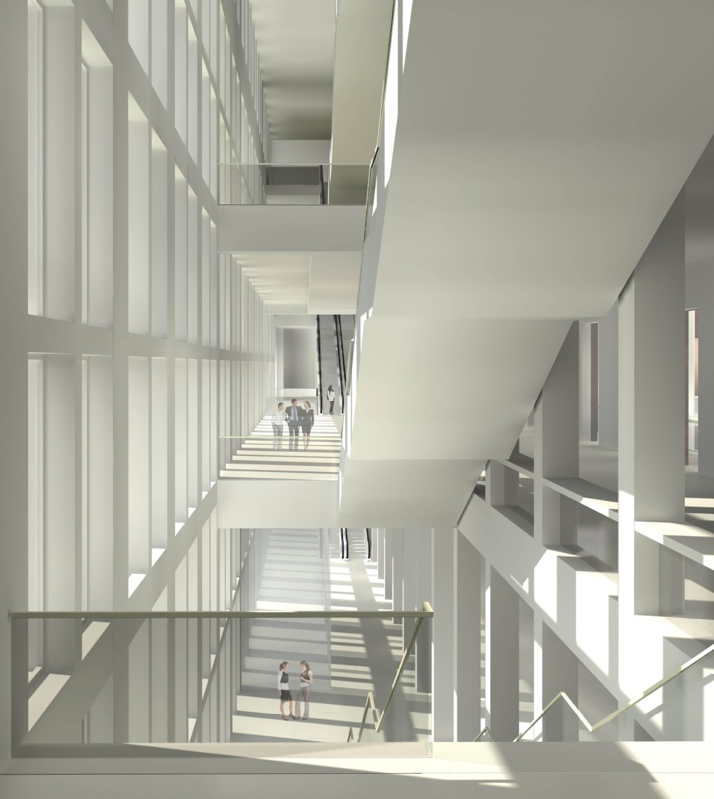 Im Innern soll das neue Schloss modern gestaltet werden. Sogar mit Rolltreppen - das erinnert an ein Kaufhaus. Ob es zu Barockfassaden passt?
