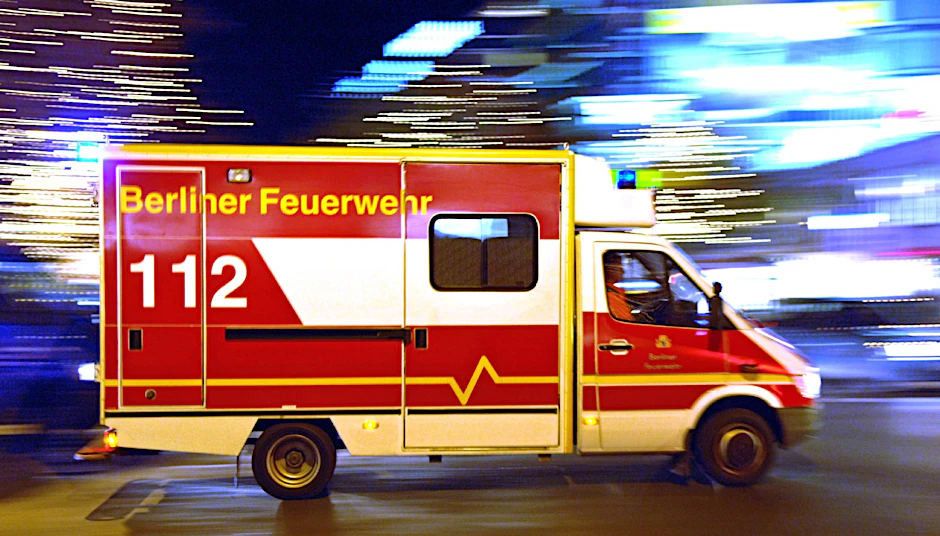 Rettungswagen der Feuerwehr.