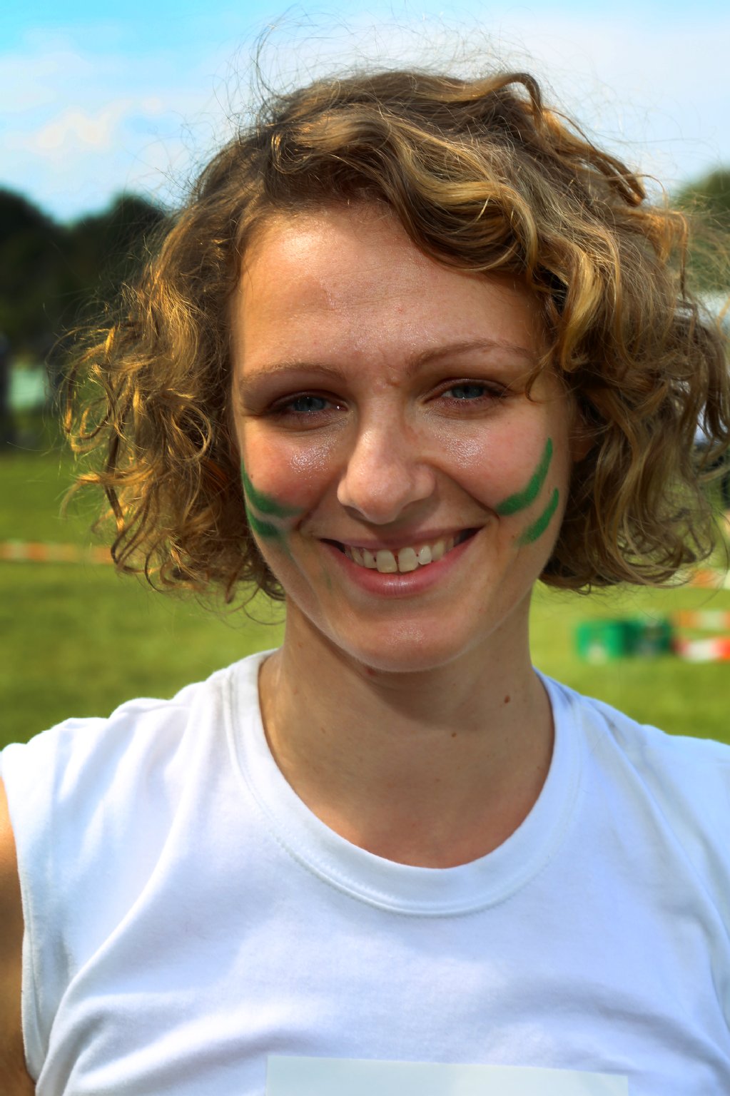 Kirsten Mieves (32), Marketing-Managerin: „Slowlympics heißt nicht höher, schneller, weiter, sondern entschleunigen, mit Freunden und Kollegen Spaß haben.“
