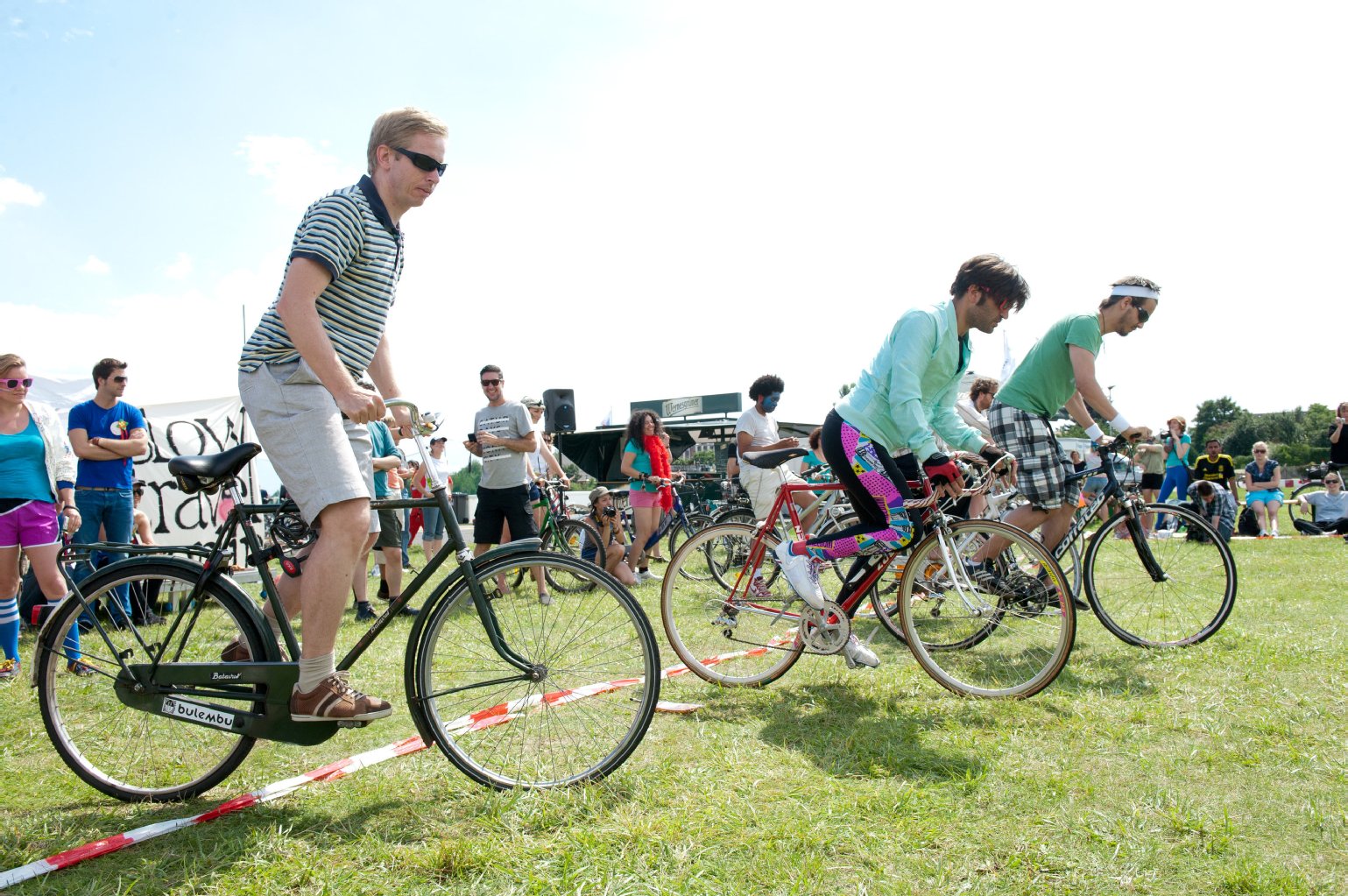 Außerdem wurde der langsamste Fahrradfahrer gekürt.