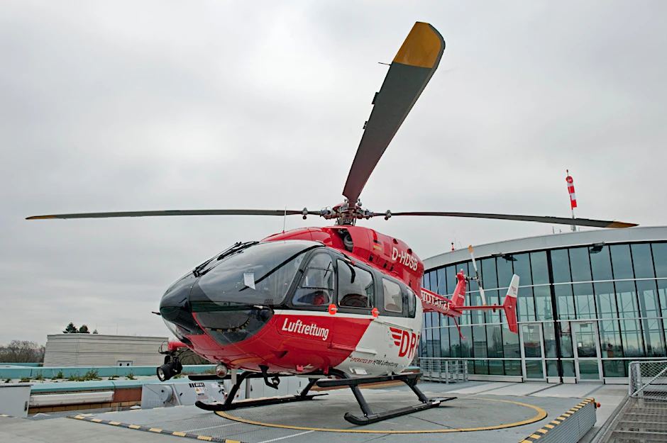 Der Rettungshubschrauber des UKB Berlin.