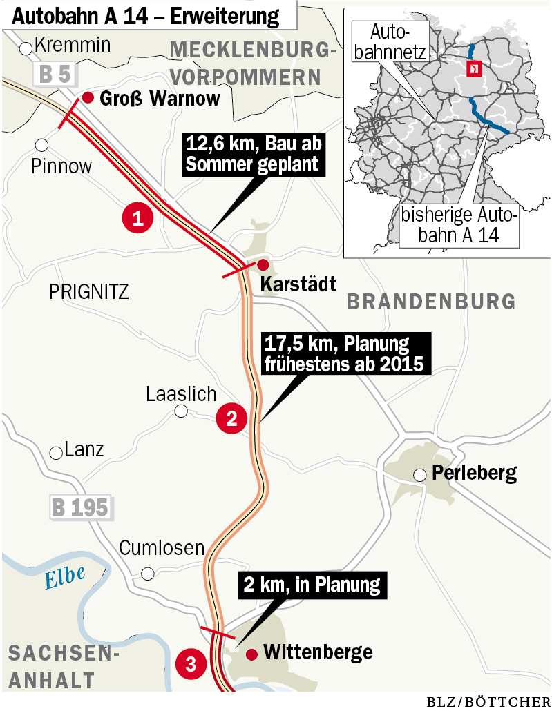 Autobahn 14: Ein Weißer Fleck Auf Der Landkarte