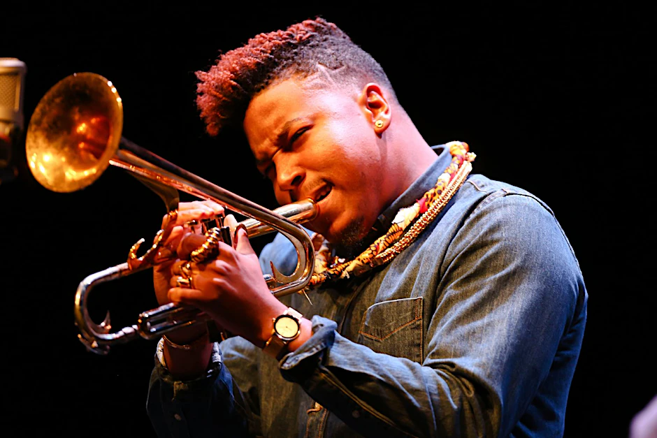 Christian Scott am Donnerstagabend im Haus der Berliner Festspiele.