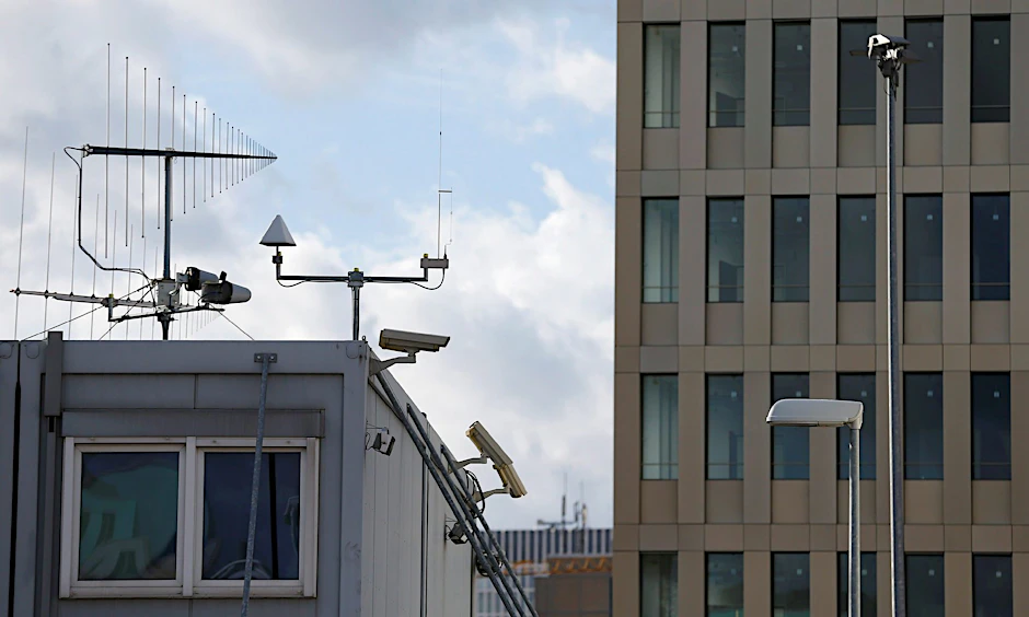 Das Hauptgebäude des Bundesnachrichtendienstes in Berlin.