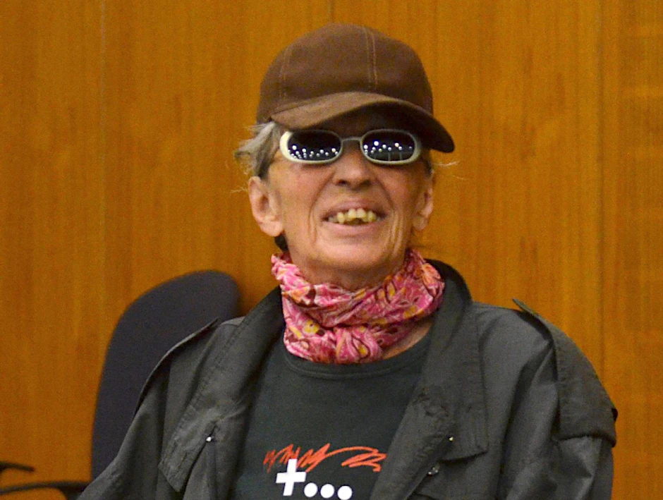 Sonja Suder, aufgenommen am ersten Prozesstag.