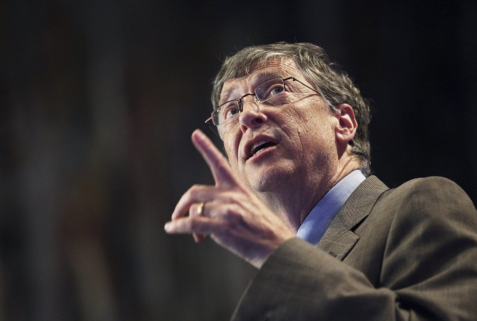 ... genauso wie Bill Gates, der zusammen mit seiner Frau Melinda den Bambi in der Kategorie Millennium bekam.