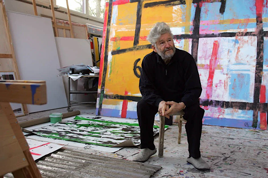 Theatermann, Maler, Sammler: Achim Freyer in seinem Atelier.