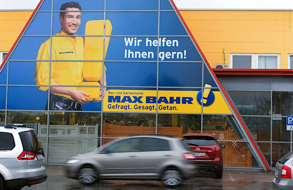 Eine Filiale der Baumarkt-Kette Max Bahr.