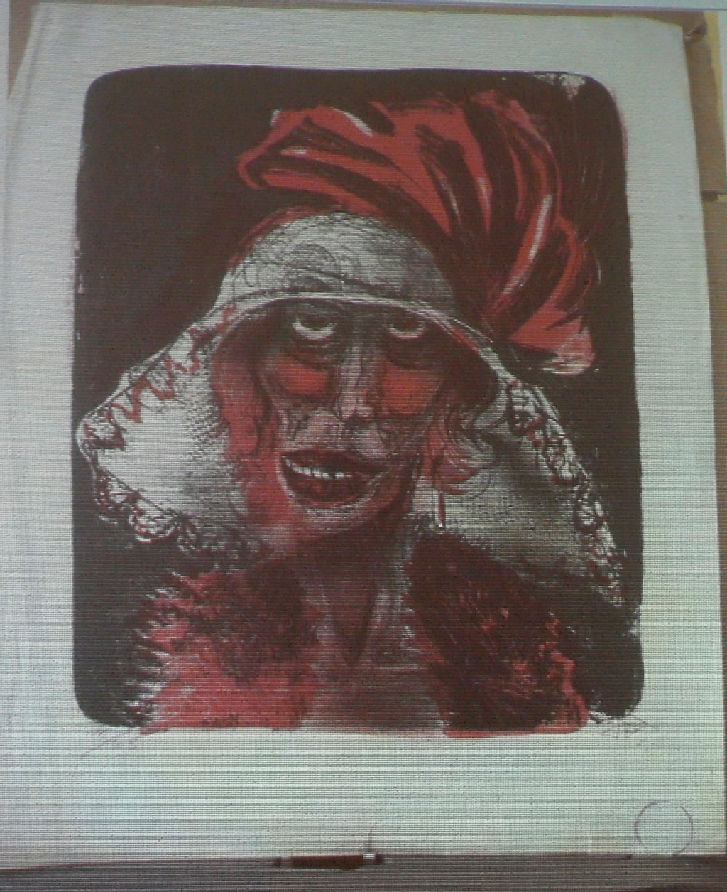 Otto Dix: „Ältere Dame mit Hut“, undatiert